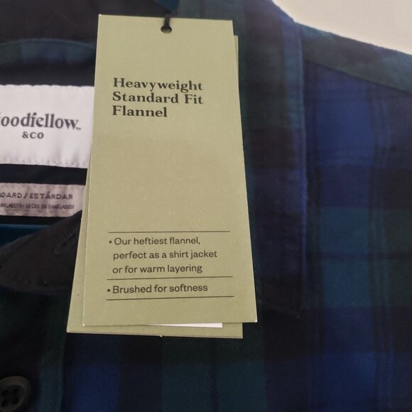 NWT Goodfellow Mens Plaid Heavyweight Flannel Shirt Jacket‎ Size L Outdoor Warm - Picture 6 of 7
